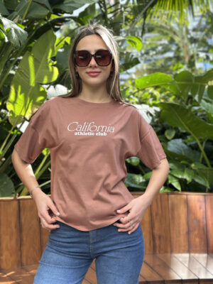 CALIFORNIA ATHLETIC CLUB Oversize algodón peinado