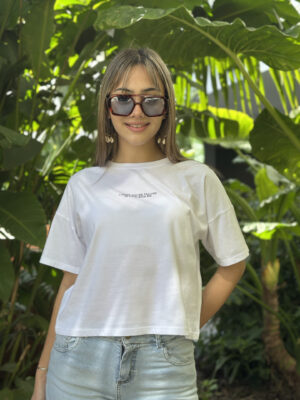 I THINK YOURE FALLING Oversize algodón peinado