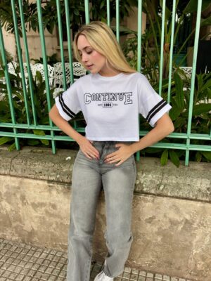 Remera Algodón «CONTINUE»