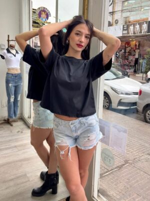 Remera Básica de Algodón «Larga»