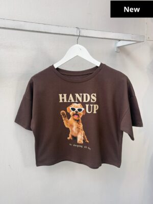 Remera Algodón «HANDS UP»
