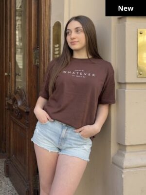 Remera Algodón «WHATEVER»