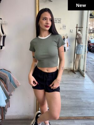 Remera Morley «CUELLO COMBINADO»