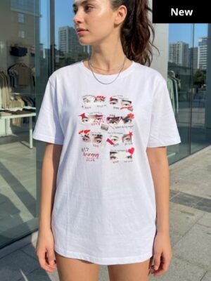 Remera ALGODON «OJITOS BTS»